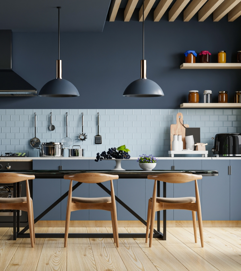 Photo of a beautiful kitchen